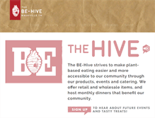 Tablet Screenshot of bethehive.com